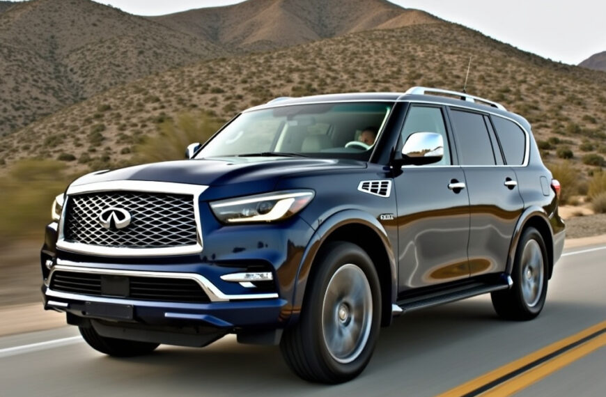 Infiniti QX80 – opinie, cena, dane techniczne, wymiary, spalanie, osiągi